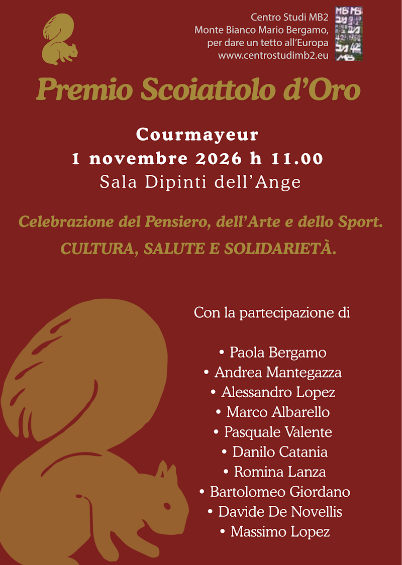 Premio Scoiattolo d'oro - Courmayeur '26